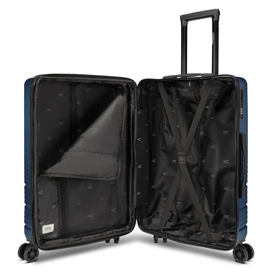 camel active Hanoi 4 ruote Set di valigie 3 pezzi con piega di espansione