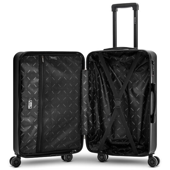 Redolz Essentials 09 3-SET 4 ruote Set di valigie 3 pezzi