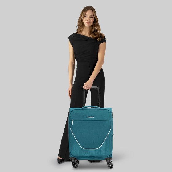 Stratic taska Trolley cabina a 4 ruote S 55 cm con piega a espansione