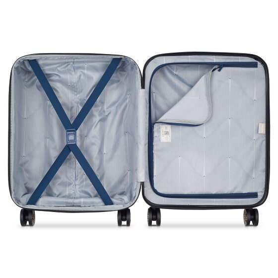 Delsey Paris Meteor 4 ruote Carrello della cabina 55 cm con piega di espansione