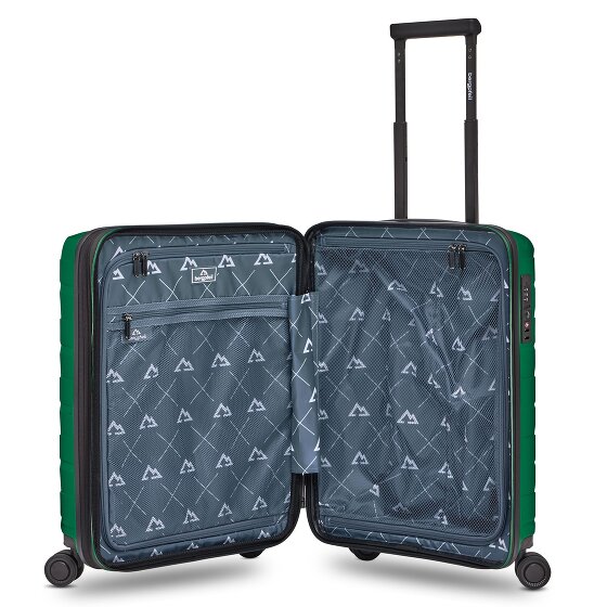Bergpfeil Carrello da viaggio a 4 ruote per cabina S 55 cm con piega ad espansione