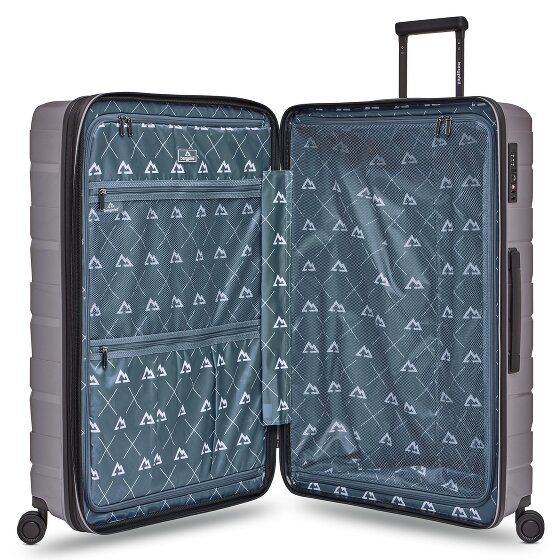 Bergpfeil Trolley da viaggio a 4 ruote L 75 cm con piega ad espansione