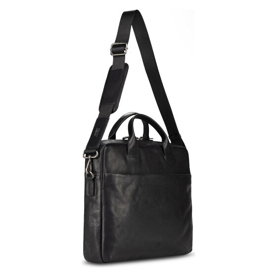 Jost Glasgow Valigetta Vera Pelle 37 cm Vano porta PC