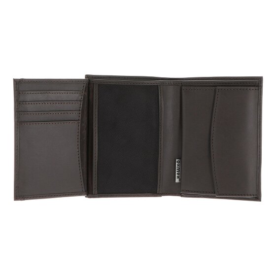 oxmox Leather Portafoglio Protezione RFID Vera Pelle 10 cm