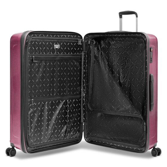 Redolz Set di valigie Essentials 14 a 4 ruote 2 pz. scomparto per laptop con piega elastica