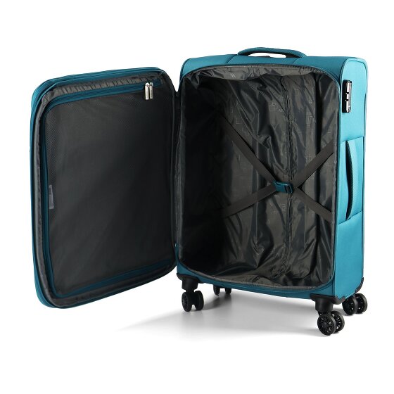 American Tourister Nitestream 4 ruote Set di valigie 3 pezzi con piega di espansione