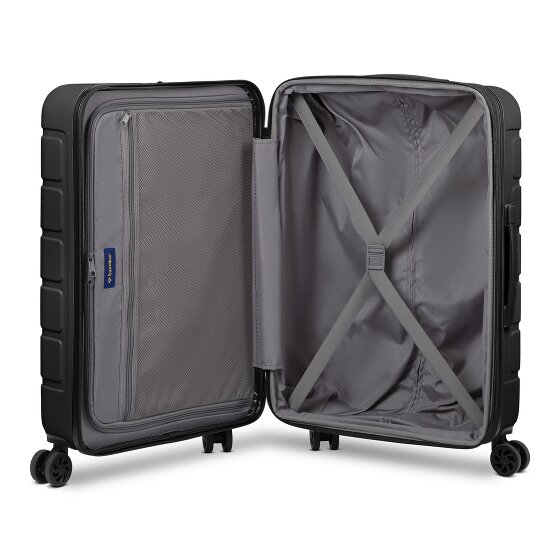 Saxoline Miami 4 ruote Carrello M 65 cm con piega di espansione