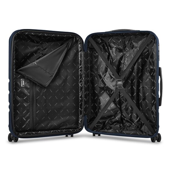 Redolz Pro ABS 4 ruote Carrello 65 cm espandibile