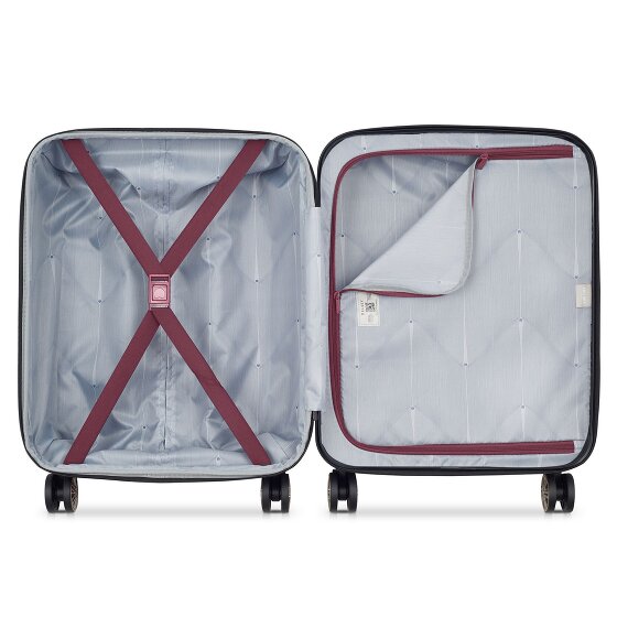 Delsey Paris Meteor 4 ruote Carrello della cabina 55 cm con piega di espansione