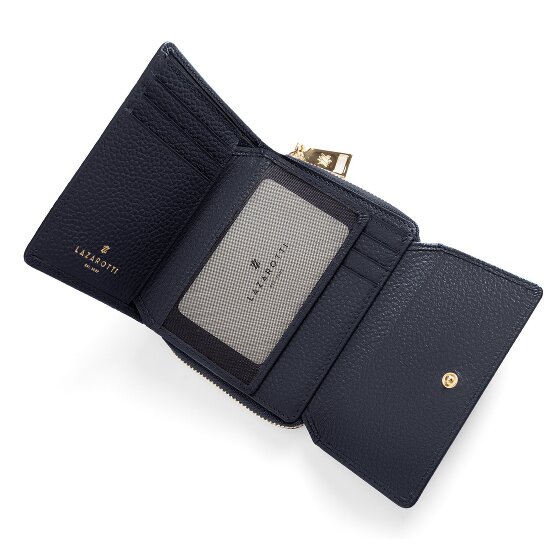 Lazarotti Portafoglio Bologna in pelle con zip 12 cm