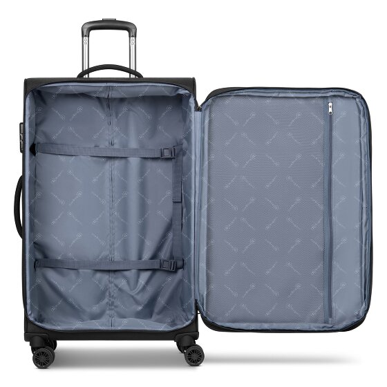 bugatti Valencia Soft 4 ruote Carrello L 75 cm con piega di espansione