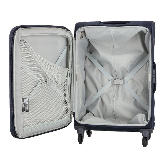 Samsonite Citybeat 4 ruote Carrello 66 cm con piega di espansione