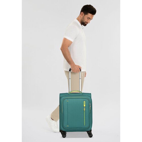 American Tourister Cloudrider 4 ruote Carrello della cabina S 55 cm con piega di espansione