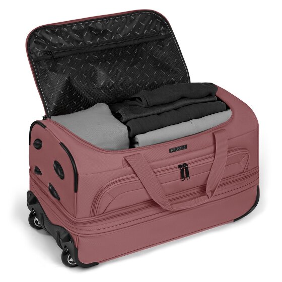 Redolz Duffle Essentials Borsa da viaggio a 2 ruote 55 cm M con patta di espansione