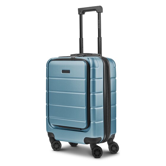 Police Dublin 4 ruote Trolley cabina S 54 cm Vano porta PC espandibile