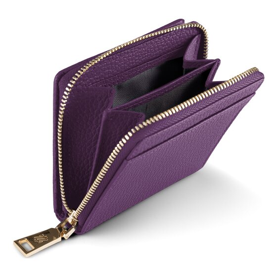 Lazarotti Portafoglio Bologna in pelle, medio, con chiusura a zip perimetrale, 10 cm