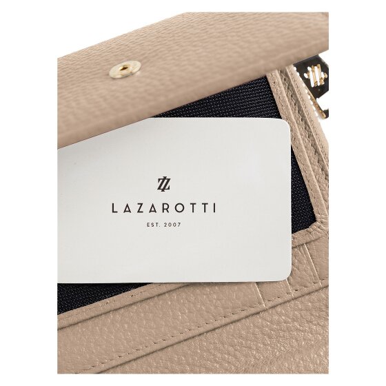 Lazarotti Portafoglio Bologna in pelle con zip 12 cm
