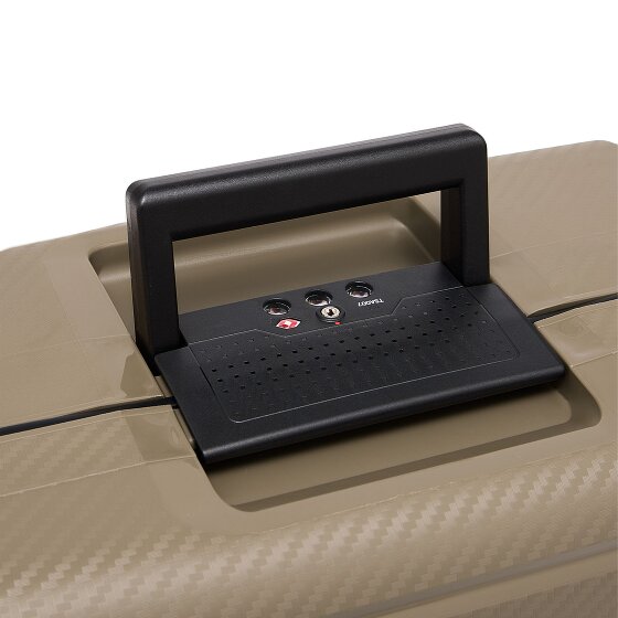 Redolz Set di valigie Essentials 15 a 4 ruote 3 pezzi con chiusura a tre punti
