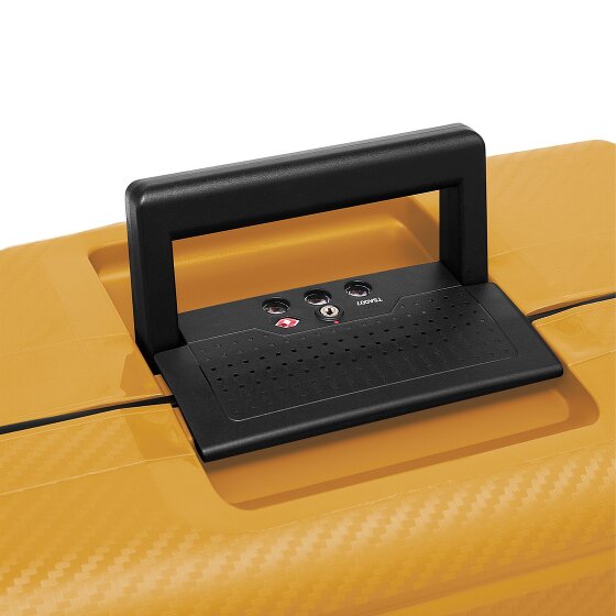 Redolz Set di valigie Essentials 15 a 4 ruote 3 pezzi con chiusura a tre punti