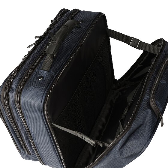 Dermata 2 ruote Trolley business 38 cm Vano porta PC