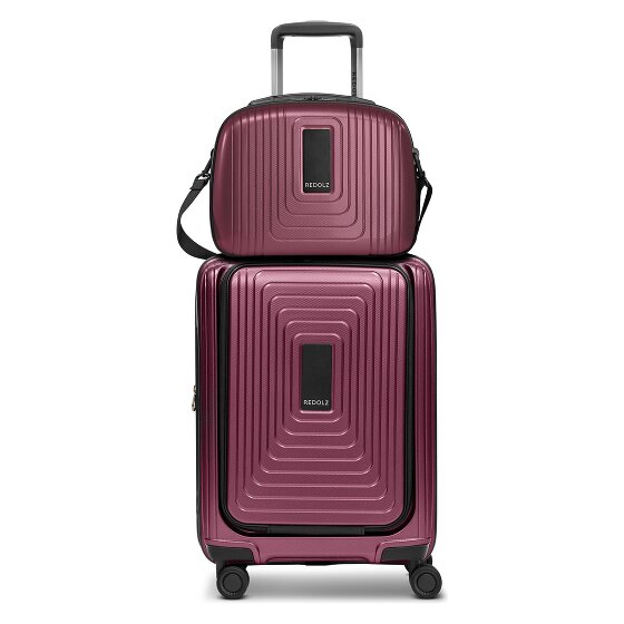 Redolz Set di valigie Essentials 14 2 pezzi trolley da cabina con piega elastica + beauty case