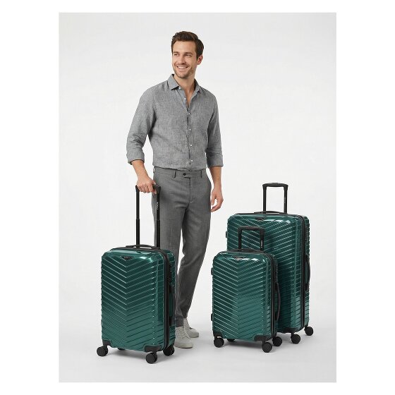 Redolz Essentials 18 4 ruote Set di valigie 3 pezzi con piega di espansione