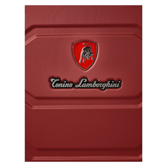 Tonino Lamborghini Bologna 4 ruote Set di valigie 3 pezzi
