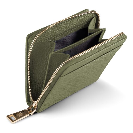 Lazarotti Portafoglio Bologna in pelle, medio, con chiusura a zip perimetrale, 10 cm