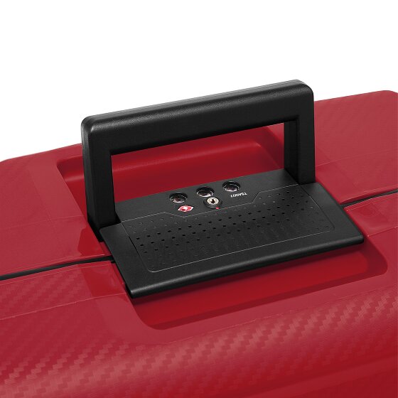 Redolz Set di valigie Essentials 15 a 4 ruote 3 pezzi con chiusura a tre punti