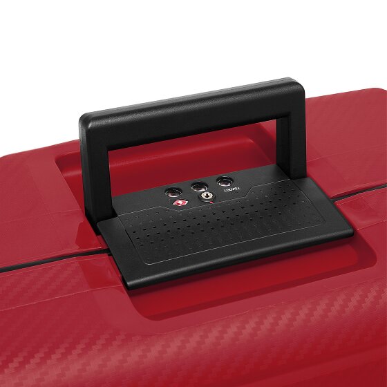 Redolz Set di valigie Essentials 15 a 4 ruote 3 pezzi con chiusura a tre punti