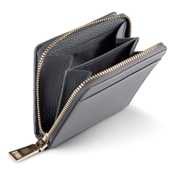 Lazarotti Portafoglio Bologna in pelle, medio, con chiusura a zip perimetrale, 10 cm