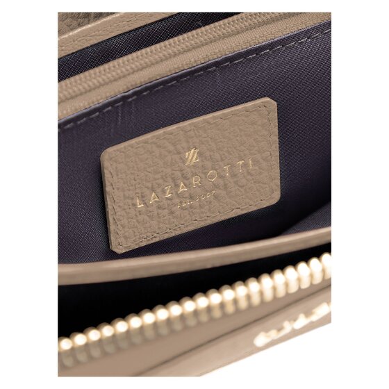 Lazarotti Portafoglio Bologna in pelle XL con chiusura a zip perimetrale, 19 cm