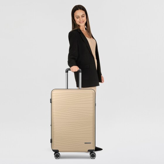 Franky Dallas 3.0 Carrello a 4 ruote M 65 cm con piega elastica