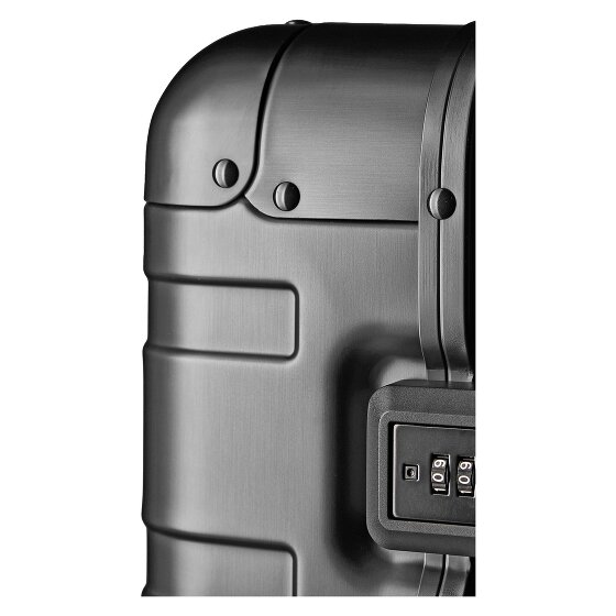 Redolz Set di valigie in alluminio a 4 ruote Pro S+L