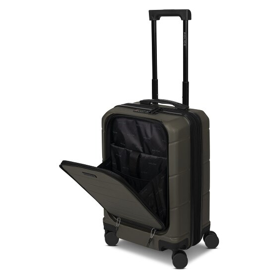 Police London 4 ruote Carrello della cabina 55 cm Scomparto per laptop con piega di espansione