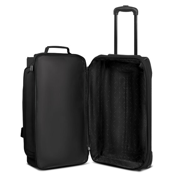 Redolz Set di 2 borse da viaggio Duffle Essentials a 2 ruote, taglie M+L, espandibile