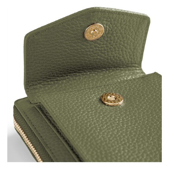 Lazarotti Bologna Portafoglio in pelle con zip Custodia per cellulare in pelle 19 cm