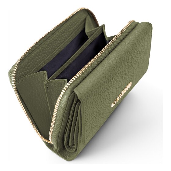 Lazarotti Portafoglio Bologna in pelle con chiusura a zip, 12 cm