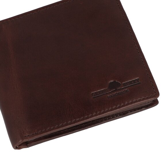Greenburry Newport Portafoglio Protezione RFID Pelle 11 cm