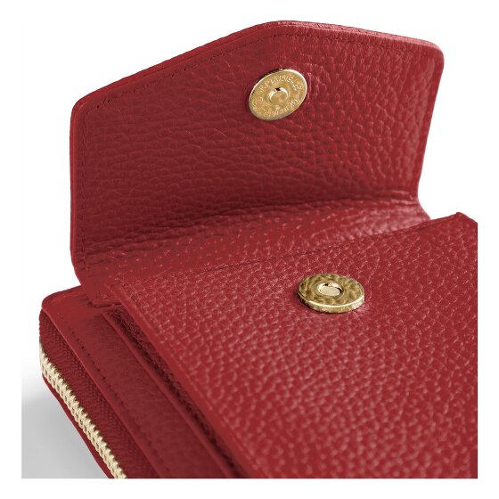 Lazarotti Bologna Portafoglio in pelle con zip Custodia per cellulare in pelle 19 cm