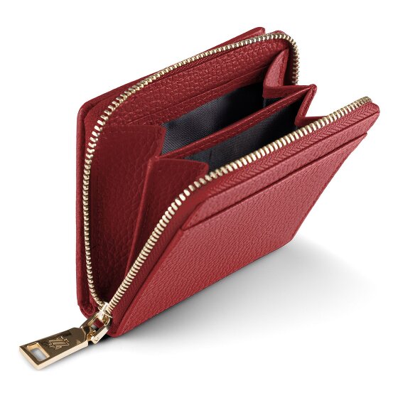 Lazarotti Portafoglio Bologna in pelle, medio, con chiusura a zip perimetrale, 10 cm