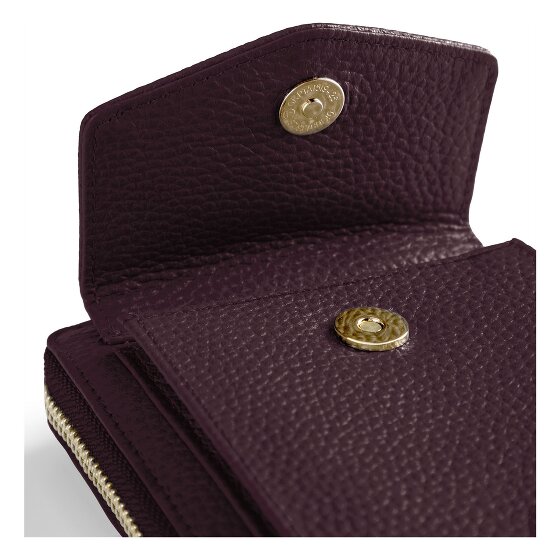 Lazarotti Bologna Portafoglio in pelle con zip Custodia per cellulare in pelle 19 cm