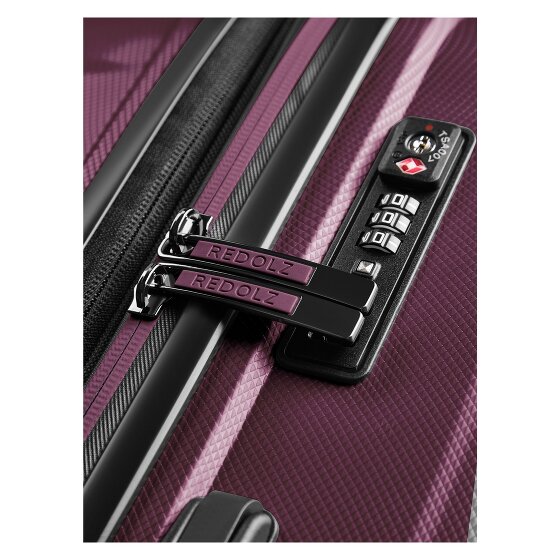 Redolz Essentials 14 4 ruote Set di valigie 2 pezzi espandibile