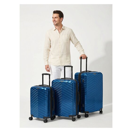 Redolz Essentials 18 4 ruote Set di valigie 3 pezzi con piega di espansione
