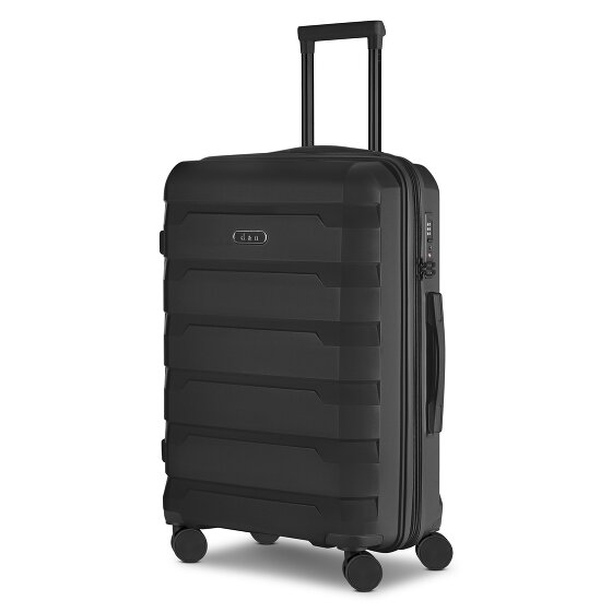 d&n South Dakota 4 ruote Set di valigie 3 pezzi con piega di espansione