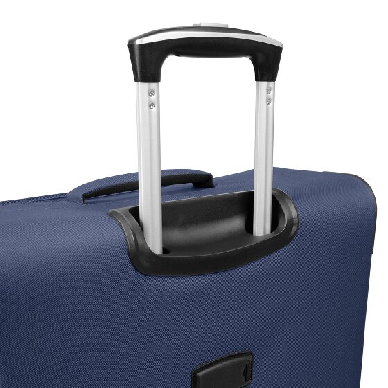Franky Melbourne 3.0 Set di valigie a 4 ruote, 3 pezzi, con piega elastica