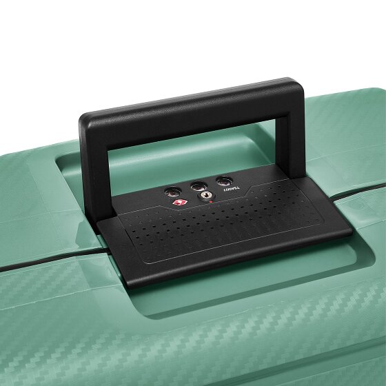 Redolz Set di valigie Essentials 15 a 4 ruote 3 pezzi con chiusura a tre punti