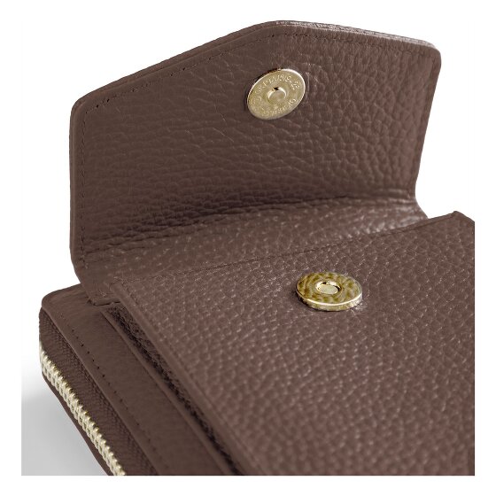 Lazarotti Bologna Portafoglio in pelle con zip Custodia per cellulare in pelle 19 cm