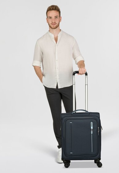 American Tourister Cloudrider 4 ruote Carrello della cabina S 55 cm con piega di espansione