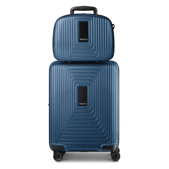 Redolz Set di valigie Essentials 14 2 pezzi trolley da cabina con piega elastica e beauty case